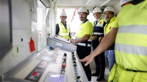 La Comunidad de Madrid conectará en junio las futuras estaciones de Comillas y Madrid Río con el avance de Mayrit en la ampliación de la L11 de Metro El consejero Rodrigo en las instalaciones de Noblejas