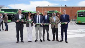 El consejero Rodrigo en la base operativa de la empresa Arriva