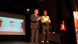 El consejero Rodrigo en la entrega de los Premios Avanza por la Sierra