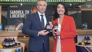 El consejero Carlos Novillo durante la presentación de la colaboración que, por el 175º aniversario de Canal de Isabel II, ha acordado con Heineken
