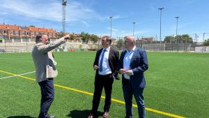 La Comunidad de Madrid mejora las infraestructuras de Valdetorres de Jarama con una inversión de más de 800.000 euros El viceconsejero Sánchez en Valdetorres de Jarama
