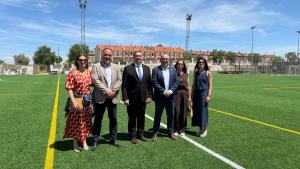 La Comunidad de Madrid mejora las infraestructuras de Valdetorres de Jarama con una inversión de más de 800.000 euros El viceconsejero Sánchez en Valdetorres de Jarama