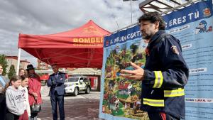 El consejero Novillo en la presentación de la XXI Semana de la Prevención de Incendios