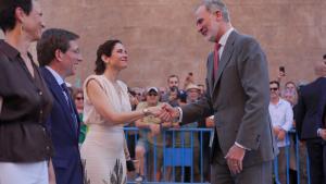 La presidenta Isabel Díaz Ayuso en la Corrida de la Prensa de Las Ventas