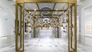 La Comunidad de Madrid conmemora los 1.200 años de la fundación de la ciudad de Murcia con una exposición dedicada al artista Lidó Rico El viceconsejero de Cultura, Turismo y Deporte en la Sala Alacalá 31
