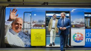 El consejero Rodrigo en la Línea 4 de Metro de Madrid