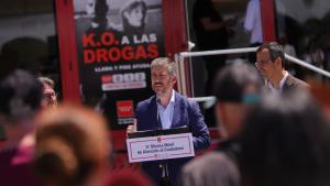 El consejero García Martín en la presentación la nueva Oficina Móvil de Atención al Ciudadano