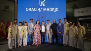 El consejero de Presidencia en el Palacio de Cibeles