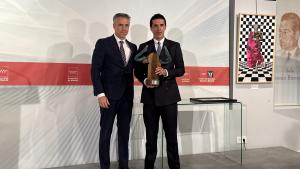 El consejero Novillo en la entrega de galardones de la Feria de San Isidro 2025