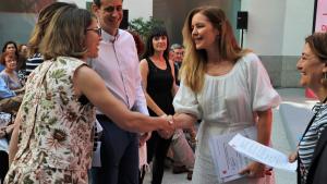 La consejera Dávila en la entrega de los Premios de Buenas Prácticas en Atención Temprana