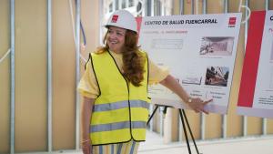 La consejera Matute en el nuevo centro de salud en el distrito Fuencarral-El Pardo