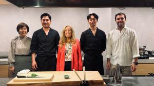 La consejera Rocío Albert durante su viaje institucional a Japón