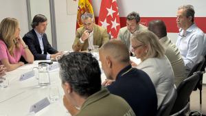 El consejero Carlos Novillo durante la reunión del Comité Asesor de Dirección del Plan INFOMA 2026 en la sede de la ASEM112
