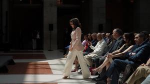 La presidenta Isabel Díaz Ayuso durante los Premios de Periodismo 2025 de la Asociación de la Prensa de Madrid