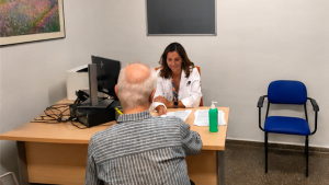 Imagen de una de las consultas del Hospital Universitario Ramón y Cajal