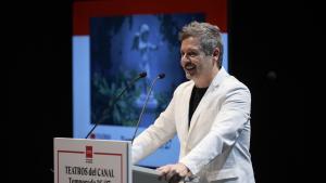 De Paco Serrano presenta la nueva temporada 2026/27 de los Teatros del Canal El consejero Mariano de Paco Serrano durante la presentación de la nueva temporada 2026/27 de los Teatros del Canal