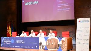 Imagen de la mesa inaugural del evento en el Hospital Universitario Ramón y Cajal