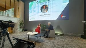 La Comunidad de Madrid, escenario del primer foro internacional sobre innovación médica y tecnología sanitaria La consejera Matute en la presentación de la Feria Expoinmed