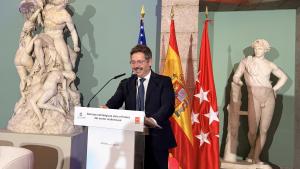 El consejero Mariano de Paco Serrano durante la jornada Madrid-USA: Alianzas estratégicas para el futuro del audiovisual con la Cámara de Comercio de Estados Unidos