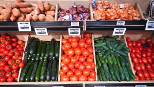 Puesto de verduras