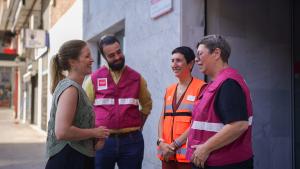 La Comunidad de Madrid atendió a 1.328 personas a través del Servicio de Emergencia Social durante el incendio de la Sierra Oeste La consejera Ana Dávila en las instalaciones del Servicio de Emergencia Social