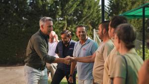 El consejero Novillo en el vivero del IMIDRA