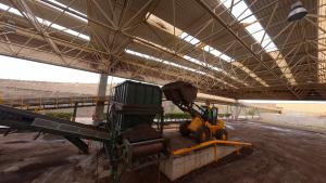 lodo planta de lodos de Loeches