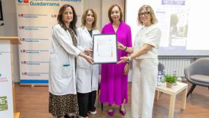Entrega Certificado UNE Seguridad paciente Hospital Guadarrama