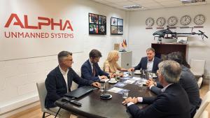 La consejera Albert en Alpha Unmanned Systems