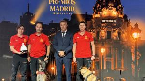 El consejero Novillo en los XXIV Premios Madrid Primera Plana