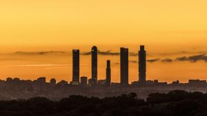 Skyline de las torres de Madrid