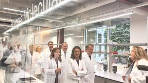 Las consejeras de Educación y Sanidad en el nuevo Campus de Ciencias de la Salud de UNIE Universidad