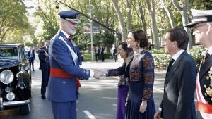 Díaz Ayuso, en el Desfile Militar por el Día de la Fiesta Nacional