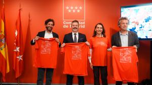 El consejero De Paco Serrano en la presentación de la carrera Madrid corre en español y el festival culinario Agave y Maíz