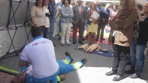 Imagen de una actividad de la Escuela Madrileña de Salud