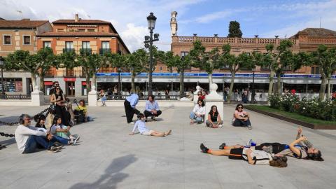 Ciudadanos participando en las actividades de LibroMad