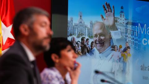 El consejero García Martín en rueda de prensa