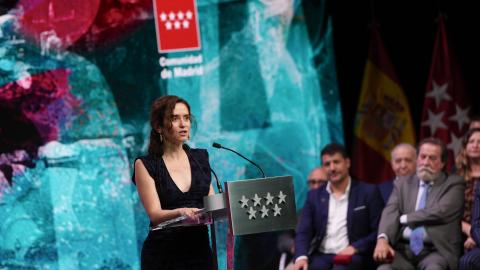 La presidenta Isabel Díaz Ayuso en los XXIV Premios de Cultura