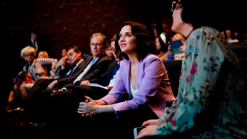 Isabel Díaz Ayuso en CaixaFórum