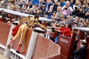 La presidenta Isabel Díaz Ayuso en la tradicional corrida goyesca