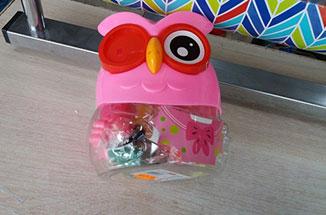 Buho de plastilina