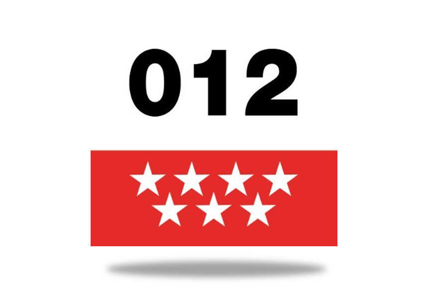 Logotipo de 012 con sombra debajo