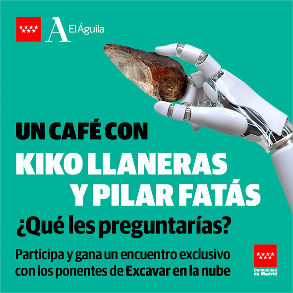 Un café excavando en la nube
