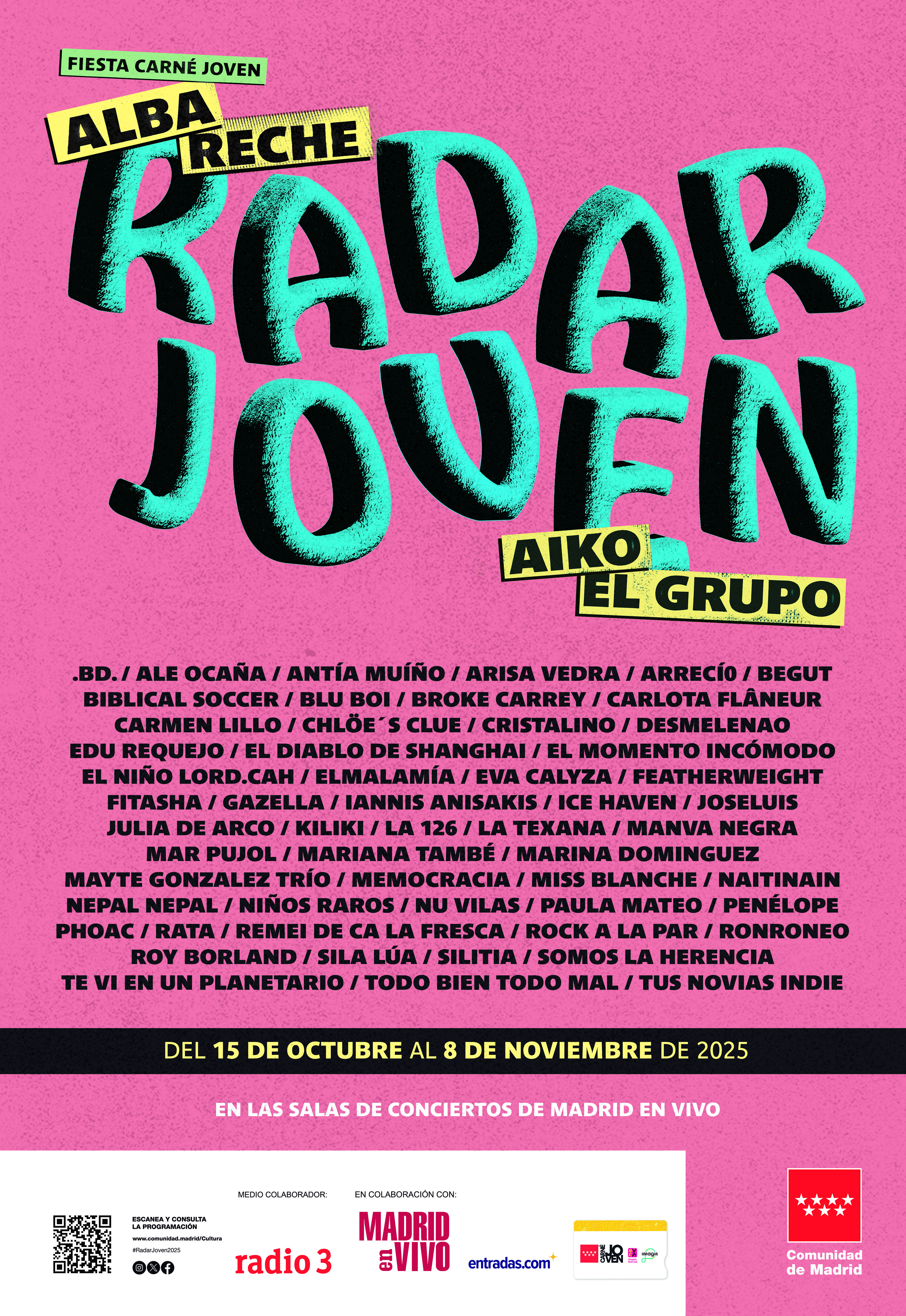 Cartel Radar Joven 2025