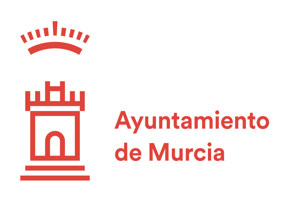 Logotipo con un castillo y las palabras "Ayuntamiento de Murcia"
