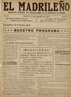 Revista &#039;El madrileño&#039;