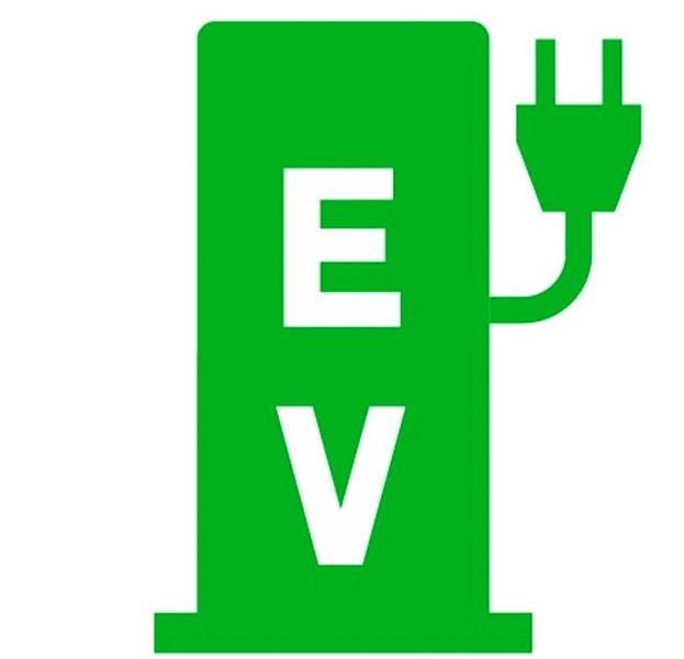 Señal recarga vehículo eléctrico