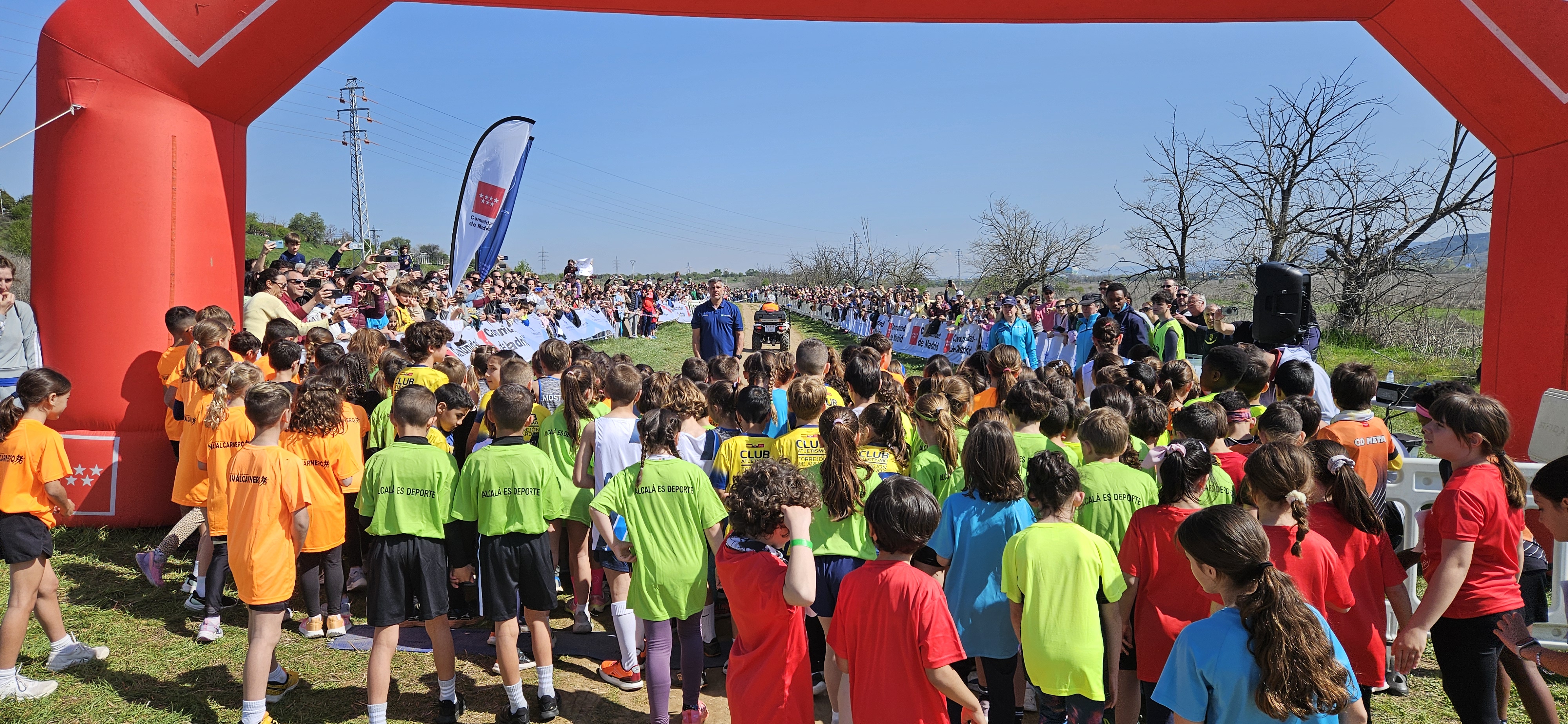 Salida de la competición de cross