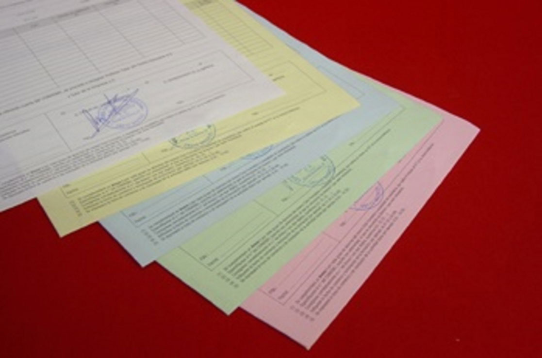 Stamped certificate sheets
