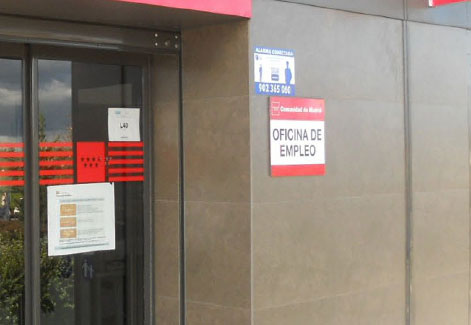 Entrance to an employment office
